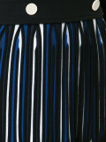 striped panel dress