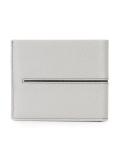 embossed line bi-fold wallet