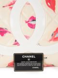 jumbo lip print shoulder bag