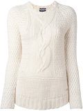 cable-knit jumper 