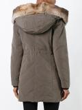 hood detail parka coat