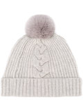 fur bobble hat 