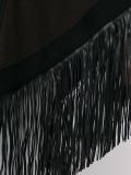 fringed wide scarf