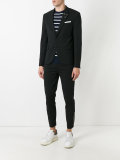 zip detail tailored trousers