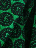 flare sleeve jacquard coat