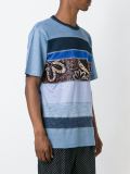 paneled T-shirt