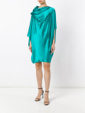 draped dress