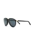 oversize round frame sunglasses
