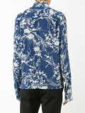 printed button-down shirt 