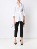 asymmetric hem long shirt