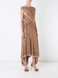 tied wrap maxi dress