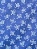 square print tie 
