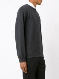 reversible crew sweatshirt