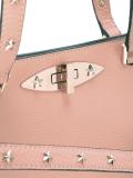 metallic detail tote