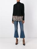 racoon trim cardigan 