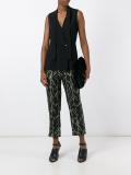 sleeveless wrap top