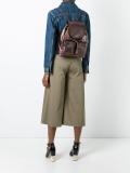 metallic backpack