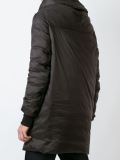 shawl collar padded coat 