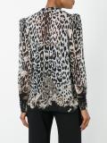 leopard motif shirt