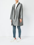 concealed fastening midi coat