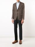 classic checked blazer