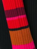 ribbed stripe sleeve dress
