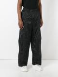 panelled wide-leg trousers