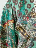 paisley print kimono top
