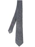 stylised check tie