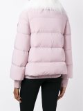 goat fur padded short coat