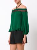 off-shoulder blouse