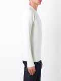 ribbed crew neck jumper