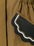 scallop pocket parka