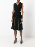 studded trim skirt 
