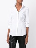 pleated collar shirt