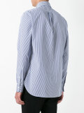 button-down striped shirt