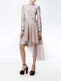 embroidered asymmetric dress