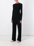 patterned collar jumper 
