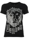embellished logo T-shirt 