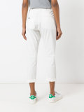 folded hem cropped trousers