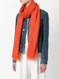sequin embellished scarf