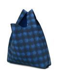printed large rectangular tote