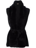 N.PEAL NPW949 BLACK + NAVY ??? Wool or fine animal hair->Cashmere