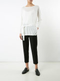 'Elise' lightweight tie sweater