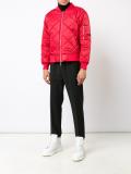 'Against' quilted bomber jacket