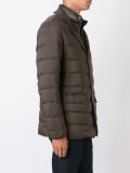 zipped padded jacket