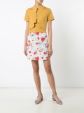 scalloped collar T-shirt