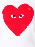 heart print T-shirt 