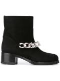 chain detailing ankle boots