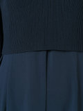 off-shoulder knit top dress